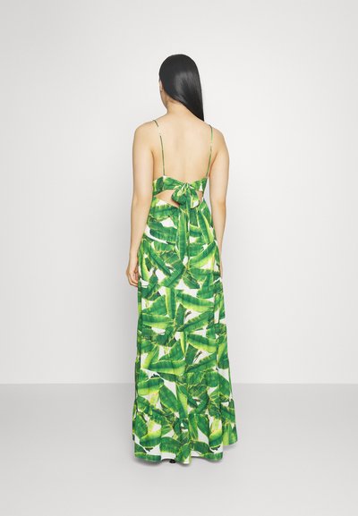 Alice + Olivia KAROLINA HALTER MAXI  - Robe de cocktail - sun palm off white