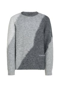 KARL LAGERFELD INTARSIA KNIT - Džemperis - grey melang