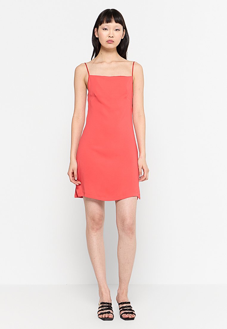 Versace Jeans Couture Jurk koraalrood Versace Jeans Couture Jurk koraalrood