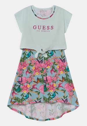 JUNIOR - Vestito di maglina - green