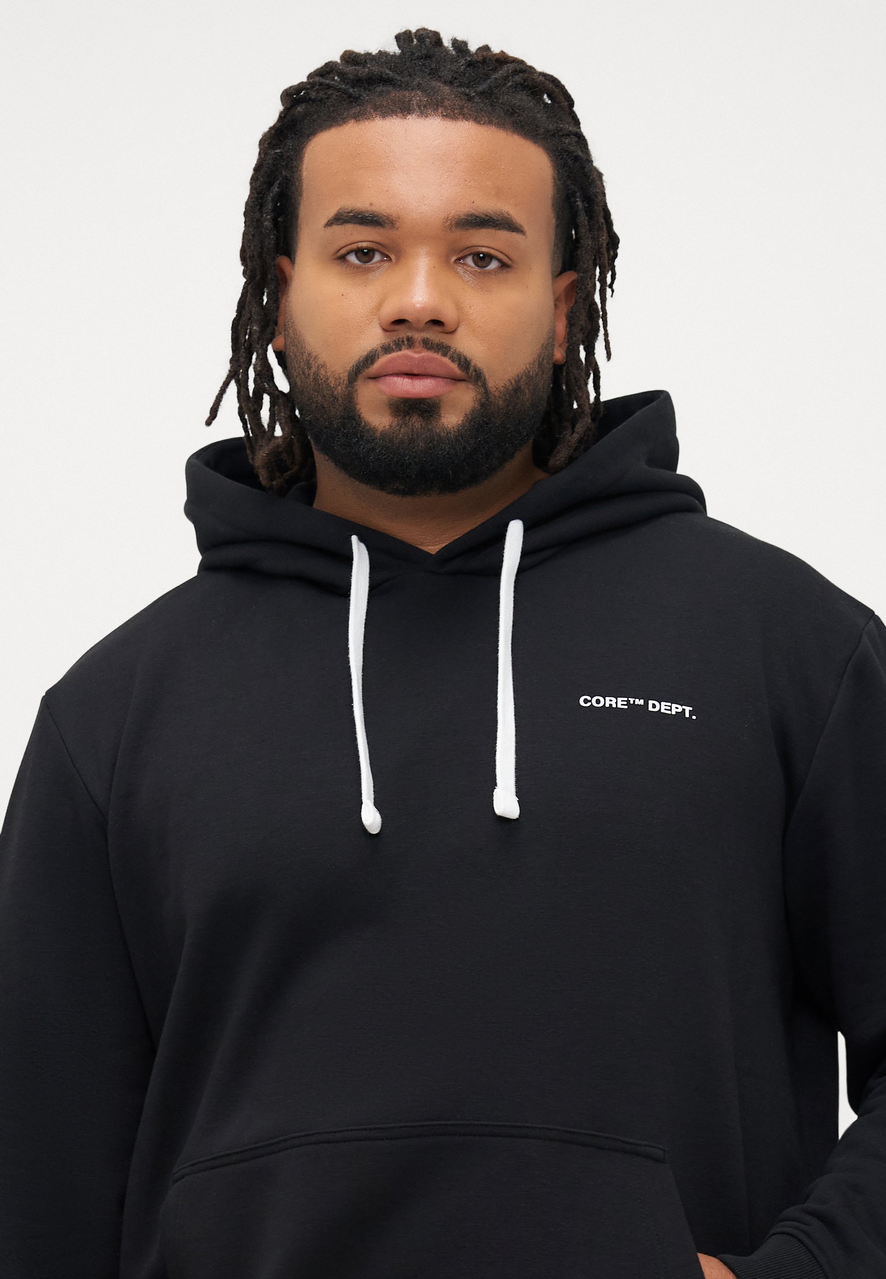 Jack & Jones JCOCOVER GRAPHIC HOOD - Felpa con cappuccio - black