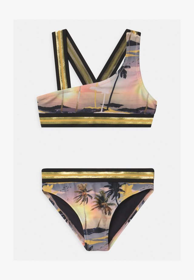 NICOLA - Bikinier - black/pink