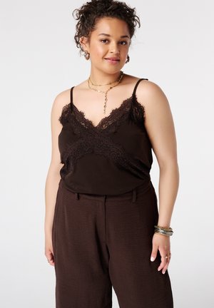 MS Mode, MS MODE TOP NOT TRANSLATED - Top - dark brown
