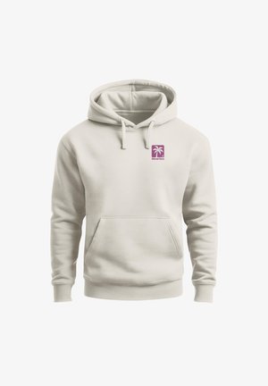 Neverless, HERREN HOODIE BACKPRINT - DESIGN GOLDEN HOURS - - Kapuzenpullover - urban grey