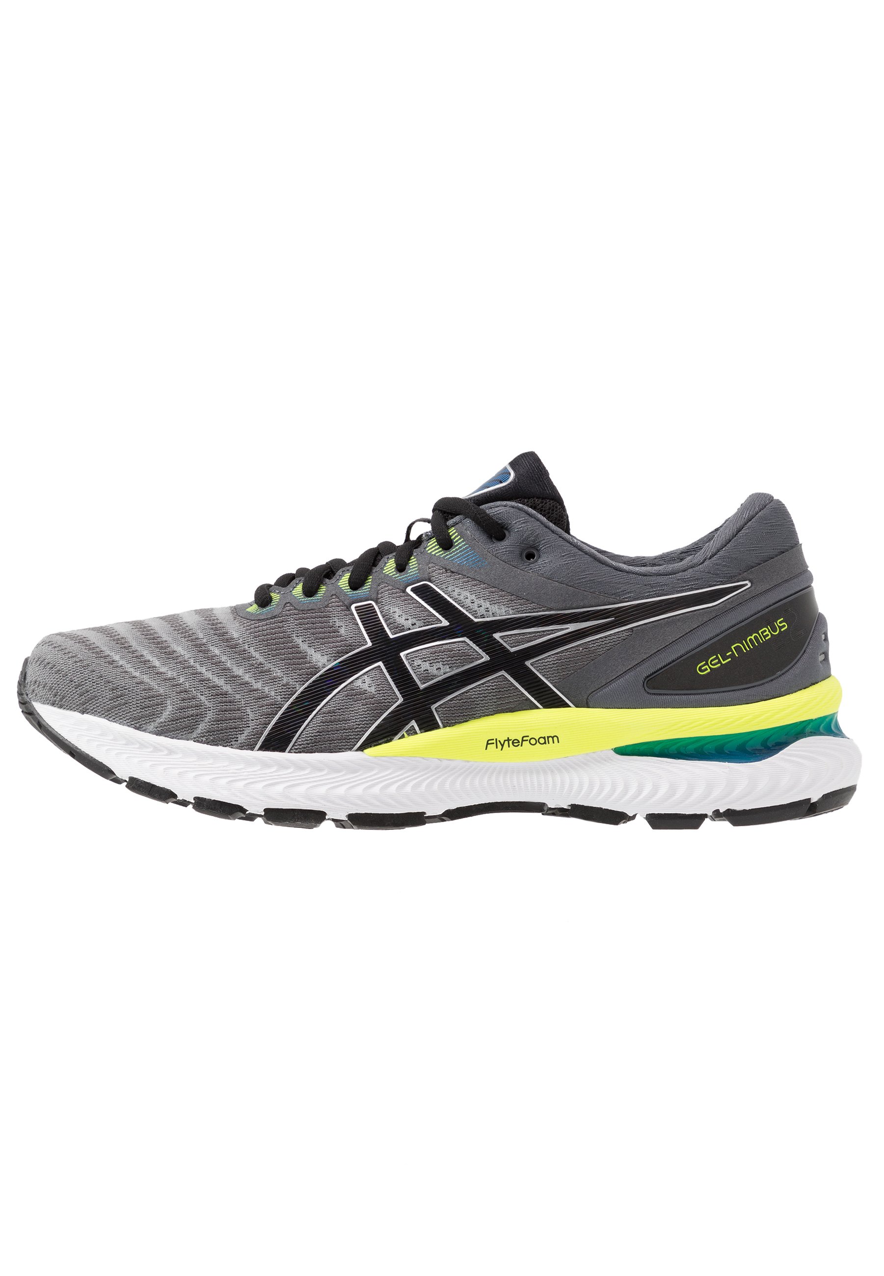 ASICS GEL NIMBUS 22 - Laufschuh Neutral - piedmont grey/black/grau - Zalando .de