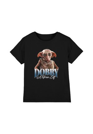 Cotton Soul, HARRY POTTER DOBBY THE ELF HOMAGE UNISEX - Print T-shirt - black