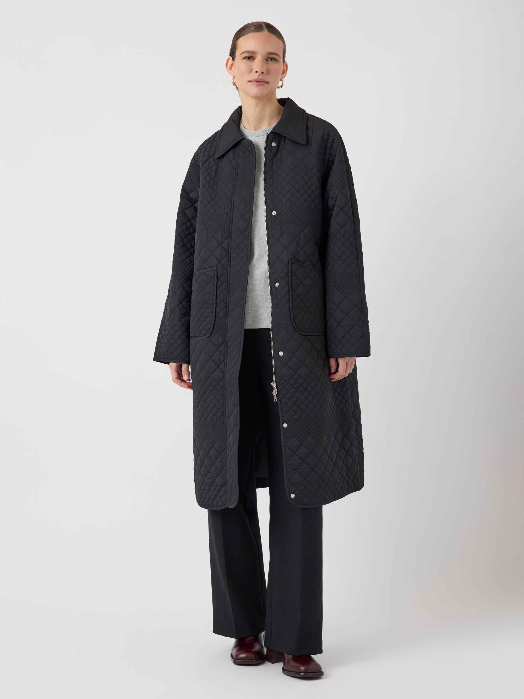 YAS YASLAURIE PADDED COAT - Winter coat - black - Zalando.co.uk