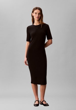 Calvin Klein Jeans MIDI  - Kreklkleita - black