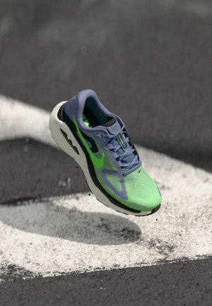 STRUCTURE PLUS - Scarpe da corsa su strada - iron purple/voltage green/off noir/sail