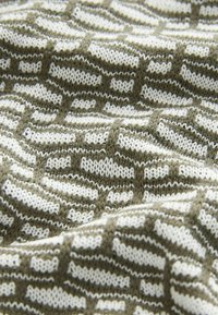 Next CUBAN COLLAR TEXTURED SHORT SLEEVE - REGULAR FIT - Piké - olive green