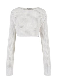 Karl Kani RETRO CROP - Svetrík - white