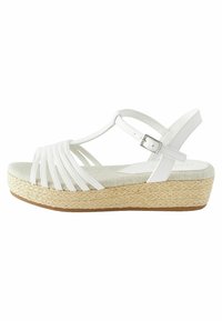 Next - REGULAR FIT - Sandalen met plateauzool - white Miniatuurafbeelding 1