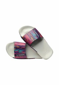 Havaianas HAVAIANAS SLIDE PRINT - Badslippers - white, purple