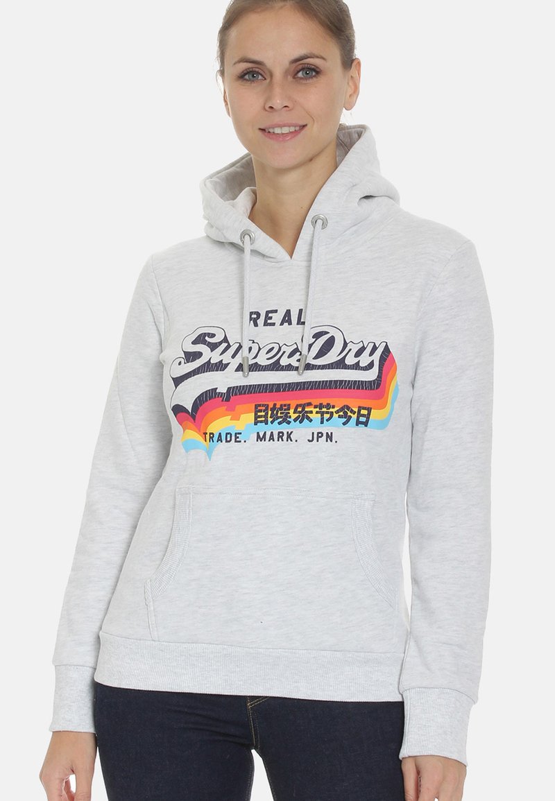 Ice marl superdry hoodie Clearance