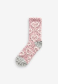 Next COSY 4 PACK - Nogavice - pink grey