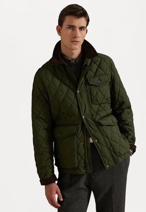Polo Ralph Lauren THE BEATON QUILTED JACKET - Viegla jaka - company olive