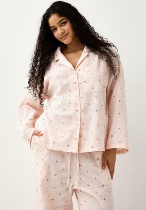 SEERSUCKER - Nattøj trøjer - light coral