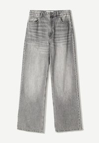 BAGGY JEANS - Loose Jeans - mottled dark grey