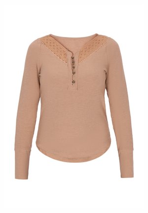 usha, Longsleeve - chestnut