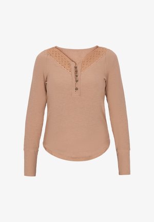 usha, Longsleeve - chestnut