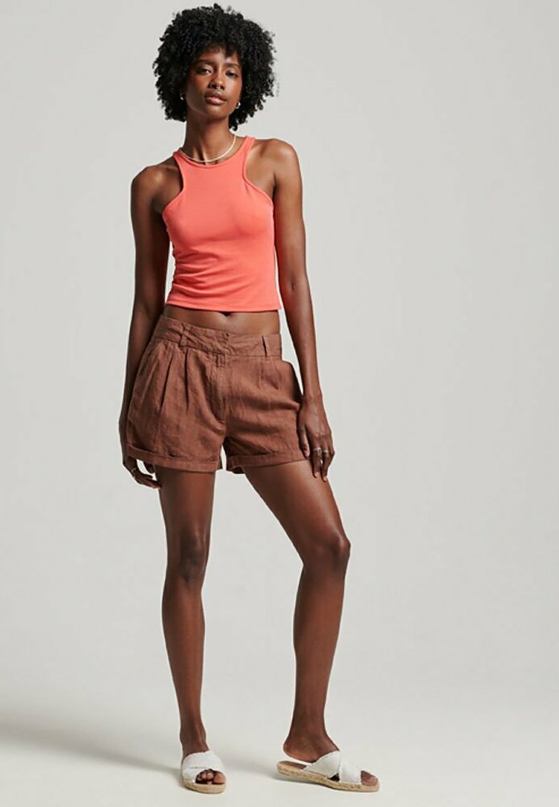 Superdry OVERDYED Shorts nutmeg brown/bruin Zalando.nl