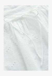 Next REGULAR FIT BRODERIE SHORT SLEEVE RIC RAC - Blouse - white/wit ...