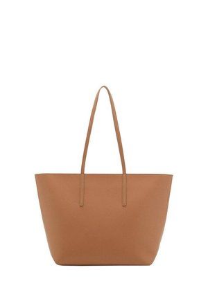 SHOPPER WITH DOUBLE HANDLE - Handbag - light brown