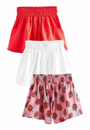 3 PACK  - REGULAR FIT - Shortsit - red white strawberry