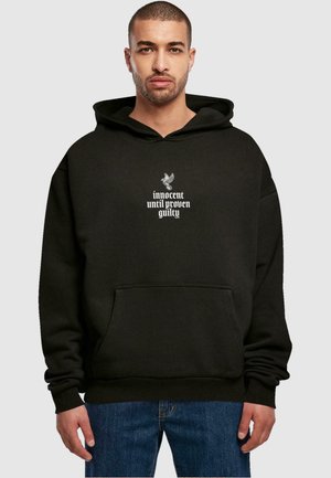 UNISEX JUSTICE OVERSIZE  - Sweat à capuche - black