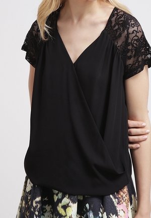 Bluse - black