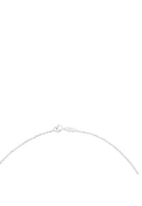Pulsera de cadena de plata con un diseño retorcido, que cuenta con un cierre de langosta seguro y un acabado suave. Apariencia ligera y minimalista.