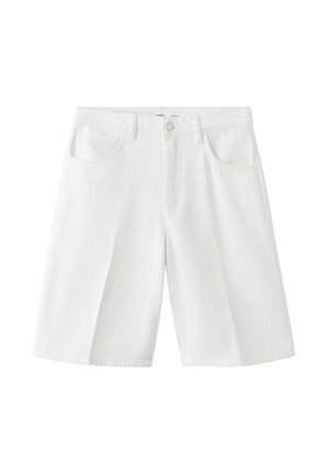 Mango, ADULT - Denimové šortky - white