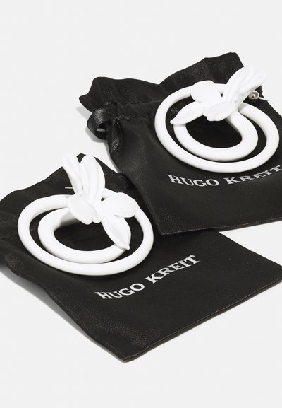 HUGO KREIT FLORAL TWIST - Σκουλαρίκια - white