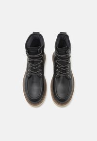 Jack & Jones JFWALDGATE  - Botines con cordones - anthracite/marshmallow