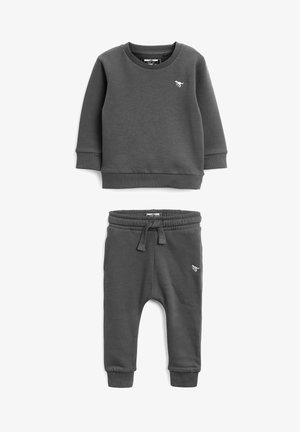 NEXT JERSEY SWEATSHIRT AND JOGGER SET (3MTHS-7YRS) - Sportinis megztinis - charcoal grey