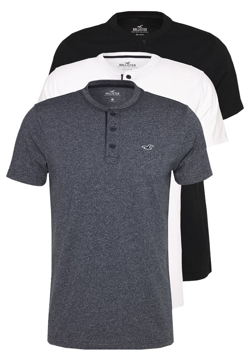 Hollister Co. PACK Camiseta básica - white/navy/black/blanco Zalando.es
