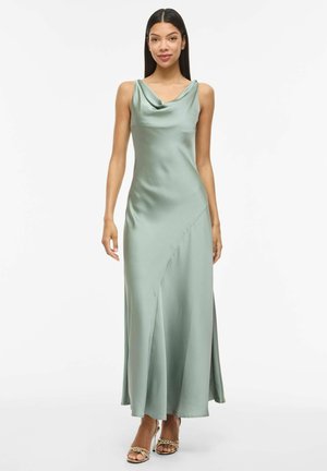 VILA VIBEA WATERFALL ANKLE DRESS/DC/KA/BFS - Oblečenie na špeciálnu príležitosť - green milieu