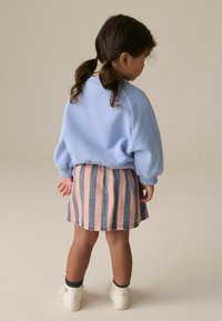 Next REGULAR FIT -  STRIPE - Jupe trapèze - denim pink