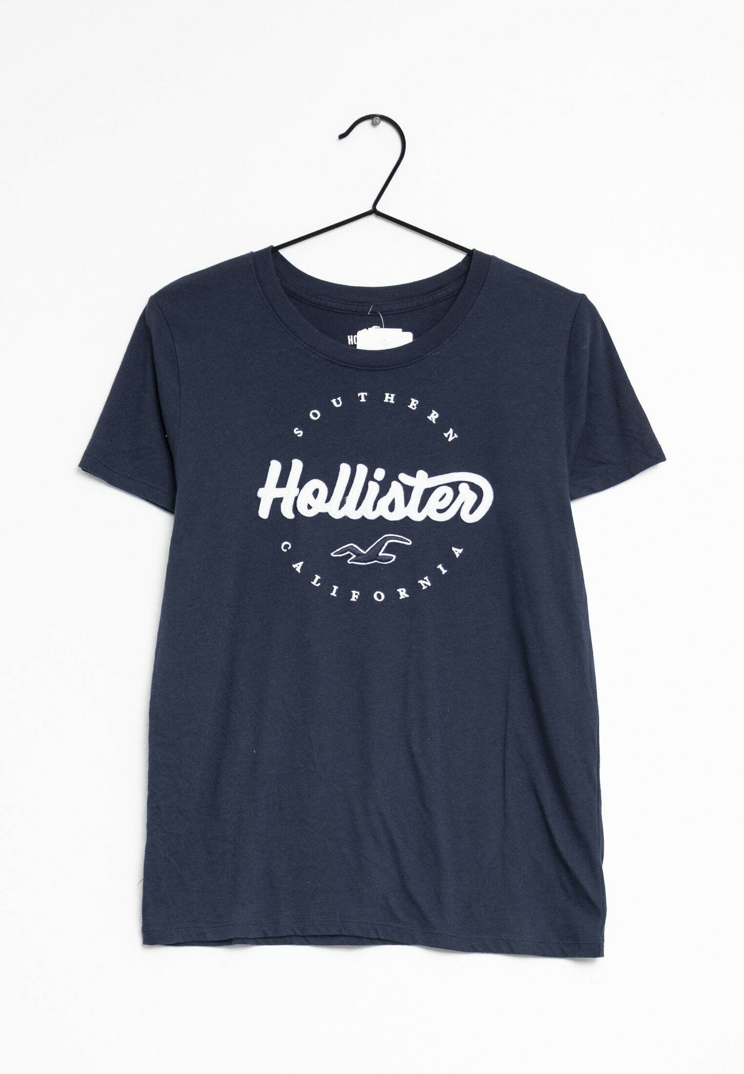 Hollister Co. Print T-shirt - blue 