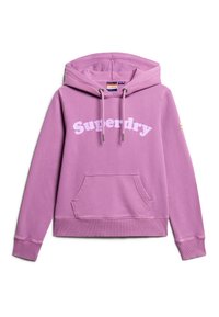 Superdry & Co COOPER TONAL - Jersey con capucha - dewberry