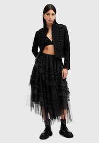 AllSaints JEN SKIRT - A-linjainen hame - black
