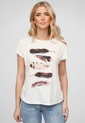 Cloud 5ive MIT FEDER - T-shirt imprimé - white