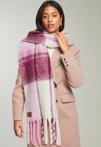 Lipsy SUPER SOFT CHECK BRUSHED - REGULAR FIT - Sjal / Tørklæder - red