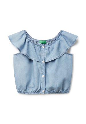 United Colors of Benetton CHAMBRAY  - Camicetta - blue