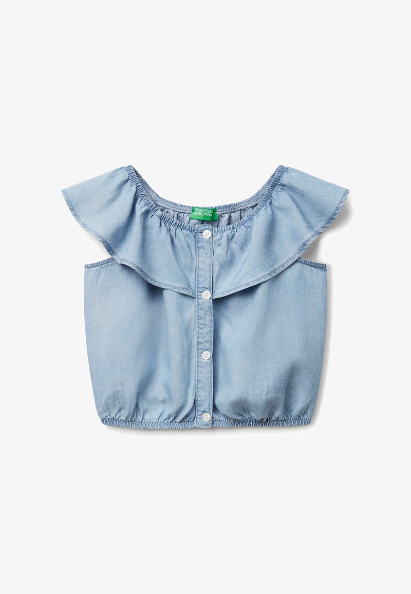 United Colors of Benetton CHAMBRAY - Blůza - blue