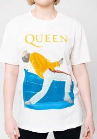 Paradiso Clothing QUEEN FREDDIE TRIANGLE - Print T-shirt - white