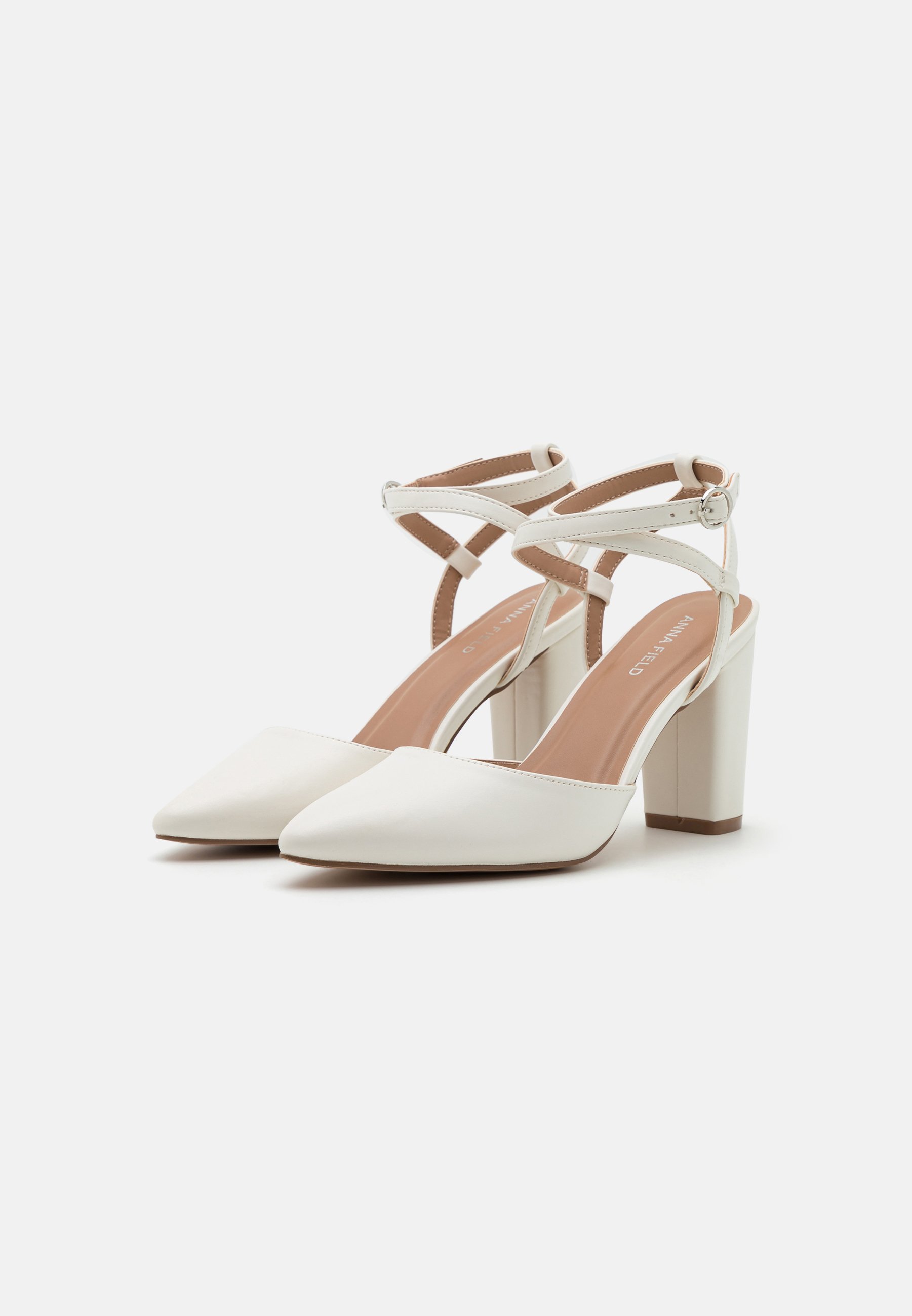 Anna Field High heeled sandals - white - Zalando.co.uk