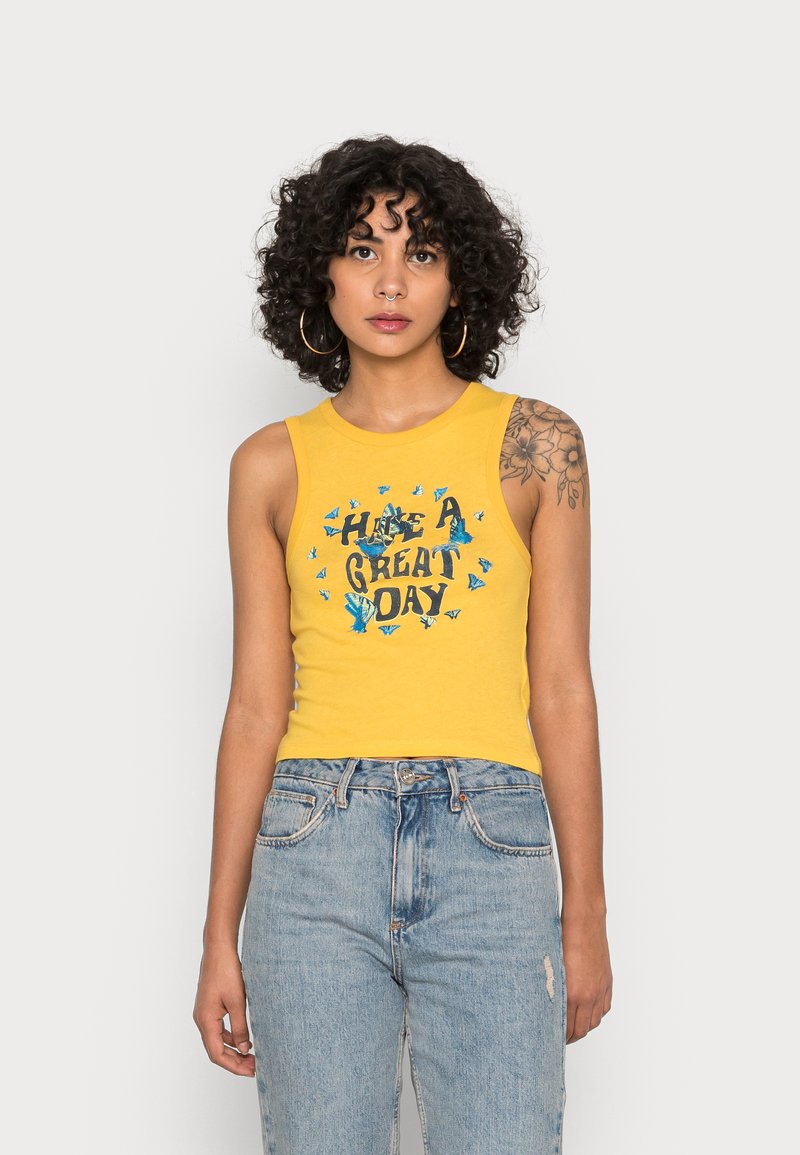 BDG Urban Outfitters GREAT DAY TANK - Top - yellow