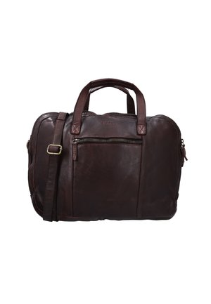 Gusti Leder JAXON - Laptoptas - dunkelbraun