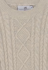 happy girls Stickad klänning - beige